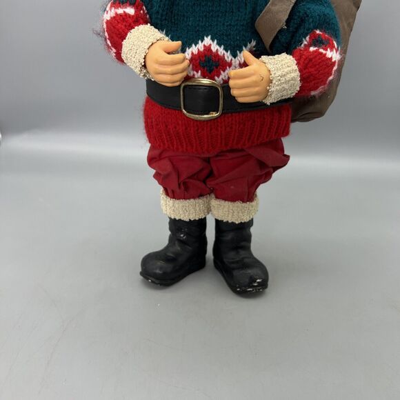 Vintage Santa Collectible World Bazaars Santa with Toy Sack 80525 #6 - Picture 7 of 16